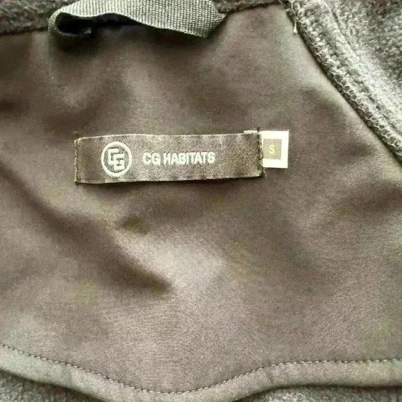 CG Habitats Standard Tech Zip Hoodie Jacket Black NWT Women Size Small - Picture 8 of 13